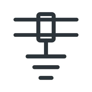 Symbool equipotentiaalklem