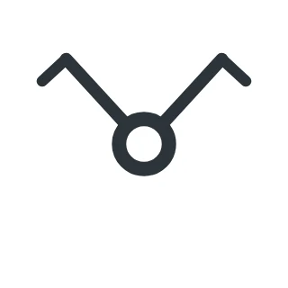 Symbool tweepolige schakelaar