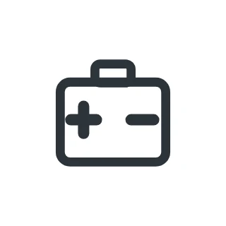 Symbool thuisbatterij