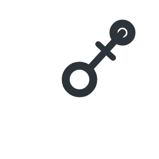 Symbool trekschakelaar